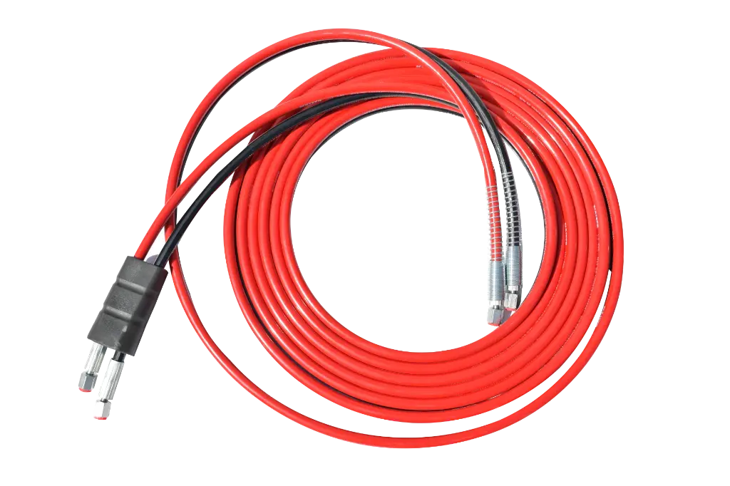 Twin Hose for Rescue and Emergency Use